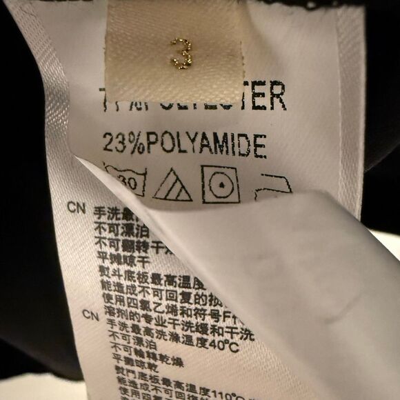 Sandro crystal-embellished cut-out black velvet mini dress Size 8 - Picture 4 of 7